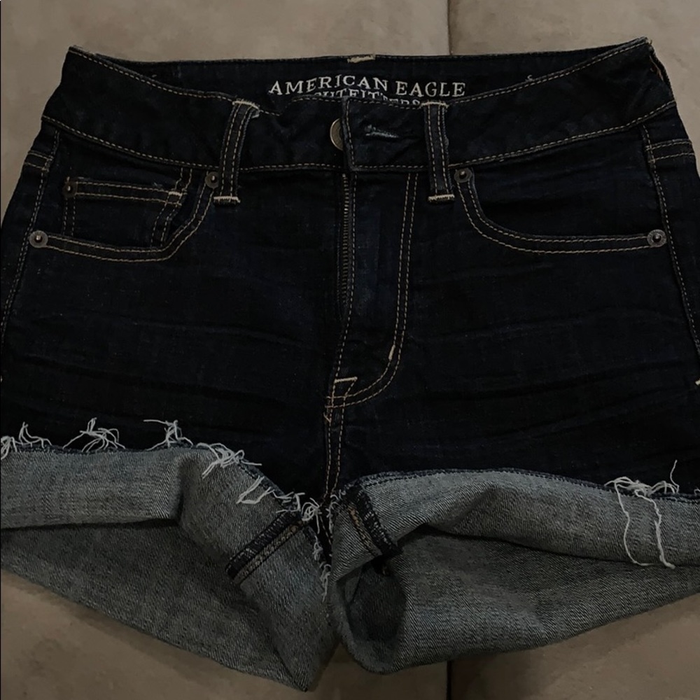 High Waisted American Eagle Jean Shorts